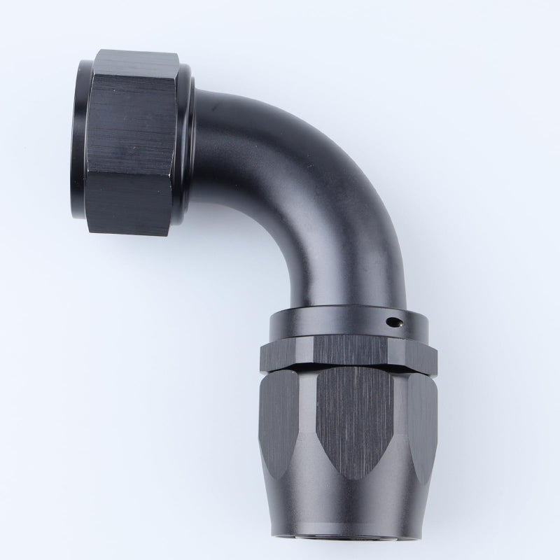 AC PERFORMANCE -20 AN 90 Degree Swivel Hose End Fitting Tight Radius Aluminum Black - Image 2